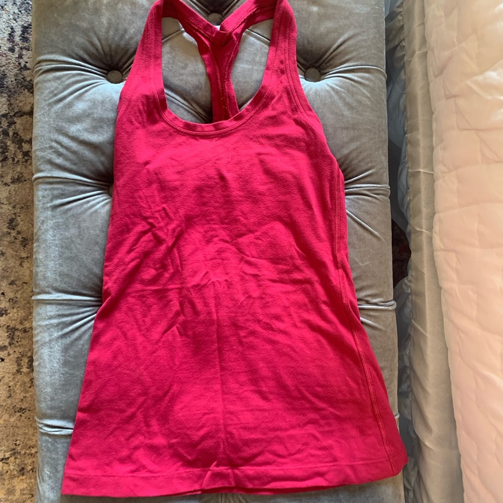 Magenta/pink lululemon racerback tank